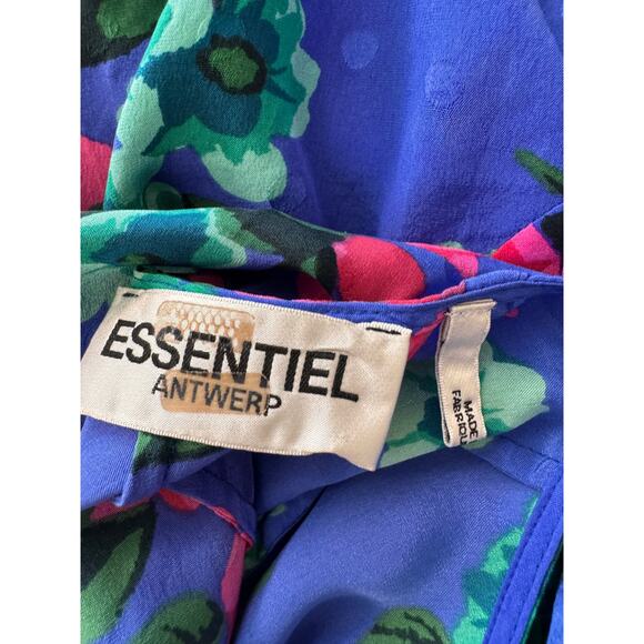 ESSENTIEL ANTWERP Vayen Draped Detail Midi Dress Size 36/ 8 - Picture 7 of 10